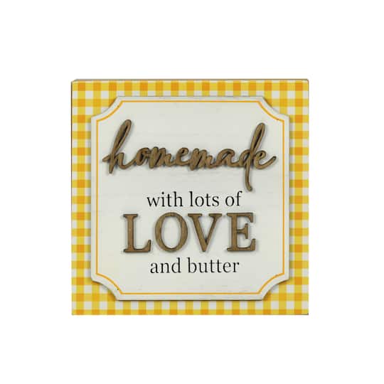 7&#x22; Homemade with Love Tabletop Sign by Ashland&#xAE;